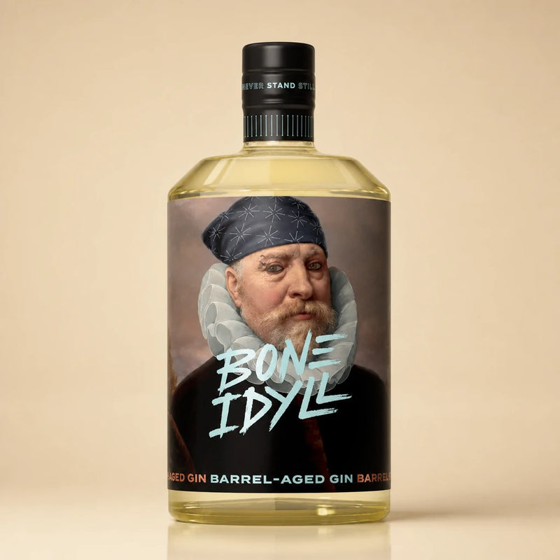 bone idyll barrel aged gin bone idyll image bottle