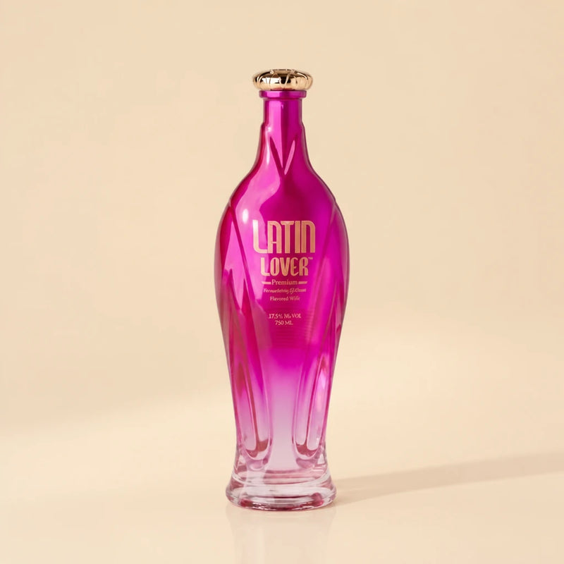 latin lover premium strawberry & rose flavored gin latin gin image bottle