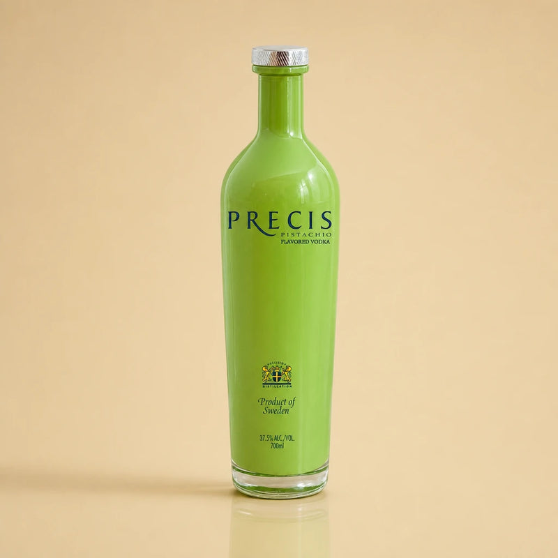 precis pistachio flavored vodka precis image bottle